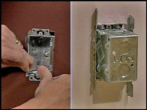 do metal switch boxes need to be in drywall|installing electrical box in wall.